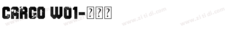 Cargo W01字体转换